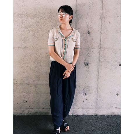 60-70s vintage / cotton knit shirts
