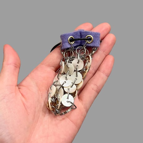 eski. original shell chain long necklace