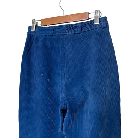 high-waist corduroy pants
