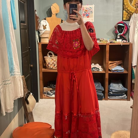 mexican embroidery dress