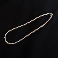 navajo perl necklace / 6mm