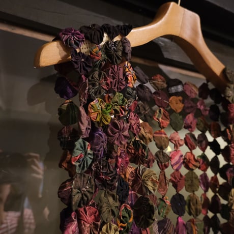 yoyo quilt vest