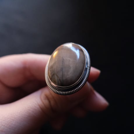 indian jewely / petrified ring