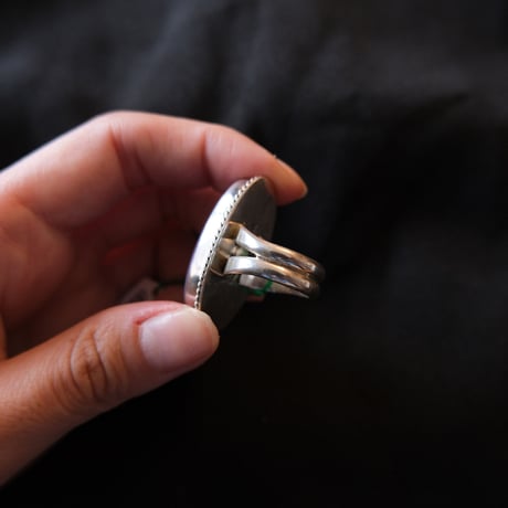 indian jewely / phosphosiderite ring