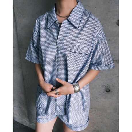 cotton pajama setup “blue”