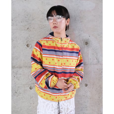 60-70s / reversible cotton parka