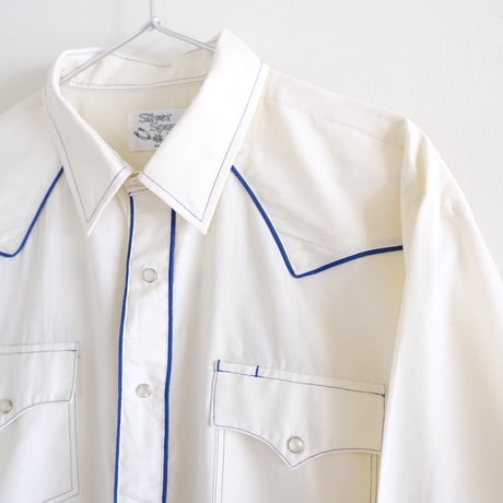 western shirt / white