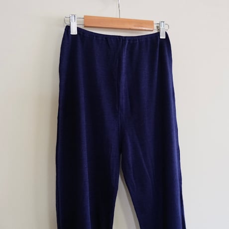 jogger pants “navy×orange”