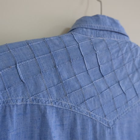 70s rose chambray shirt