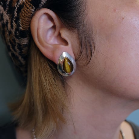 indian jewelry / tiger eye earring