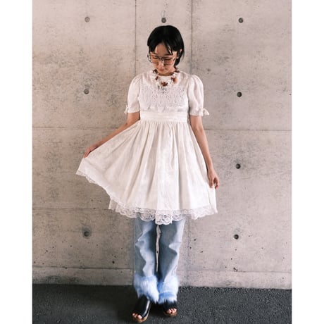 white dress