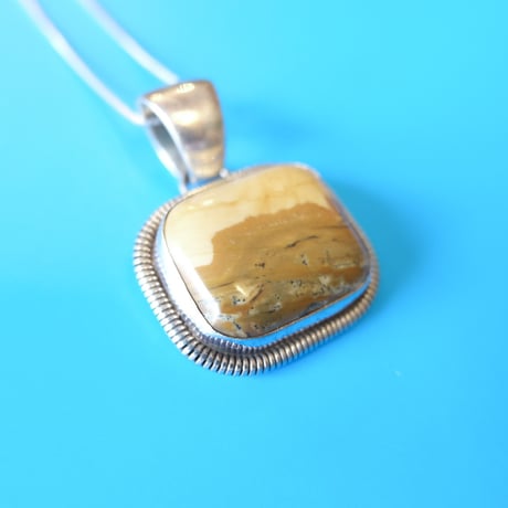 navajo / picture jasper necklace