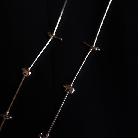 Indian jewelry / silver fetish necklace
