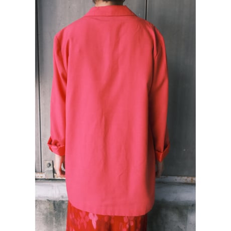 color tailored jacket / pink