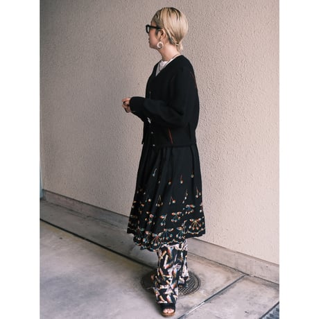black tyrol cardigan