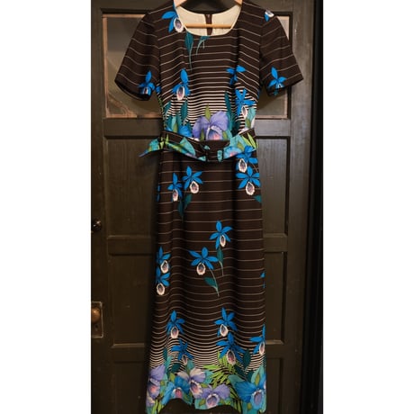 blue flower dress