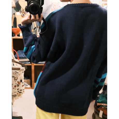 3D cotton knit "mountain"