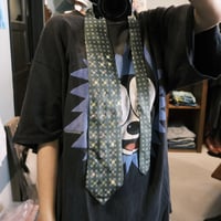"繕う" collaboration beads embroidery necktie "flower"