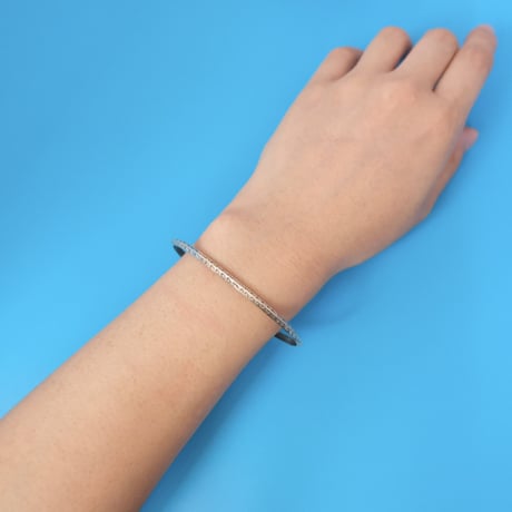 navajo / stamp bangle
