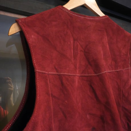 leather vest with star concho