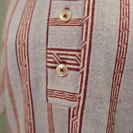 Munsing wear / jacquard polo shirt