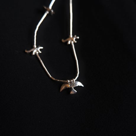 Indian jewelry / silver fetish necklace