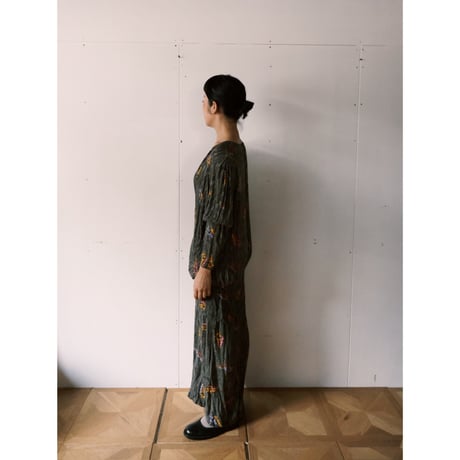 80s layered design dress
