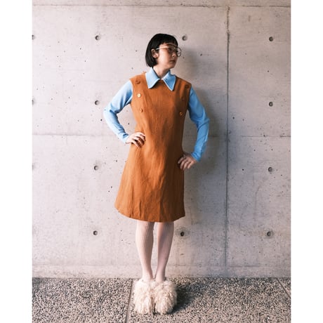 〜70s roll neck dress