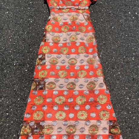 70s special vtg / tulle long dress