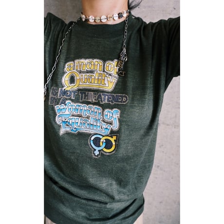 over dye tee shirt “khaki”