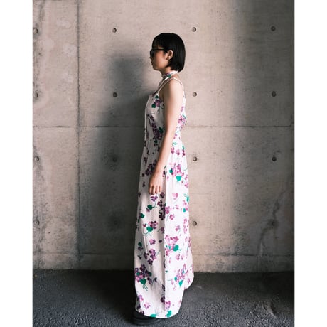 〜70s vintage / floral cami dress