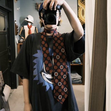 "繕う" collaboration beads embroidery necktie "dot"