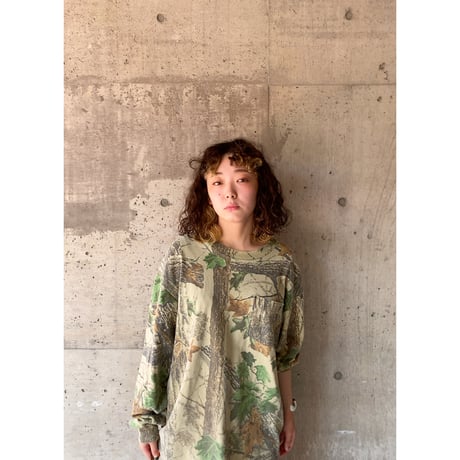 JERZEES / camouflage long sleeve tee