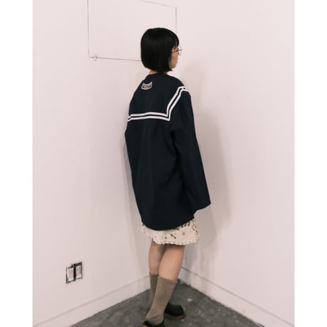 eski. remake / Croatian army sailor tops with "button flower"