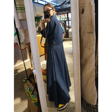 western denim dress with concho