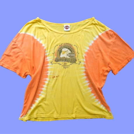 Harley-Davidson T-shirt / orange × yellow