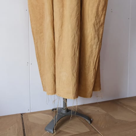 eski.  original dress / overdye "ocher"