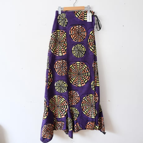 batik wrap skirt
