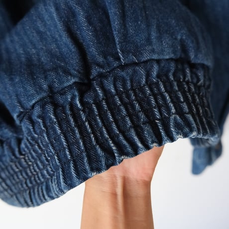 puff sleeve denim jacket
