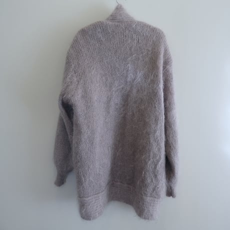 mohair gown / gray