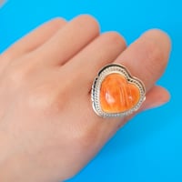 navajo / "heart" ring