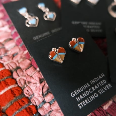 ZUNI / inlay heart pierce