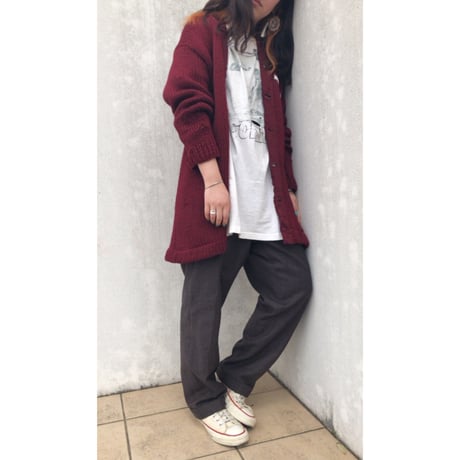 50s〜 unknown / lettered  cardigan