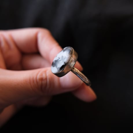 indian jewely / white buffalo ring