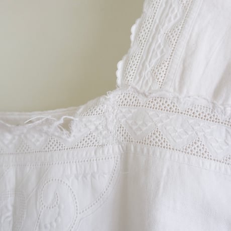 antique cotton short tops