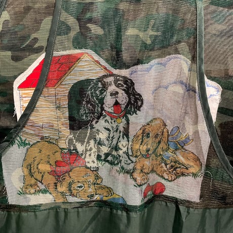 eski. remake / "dog" mesh camo vest