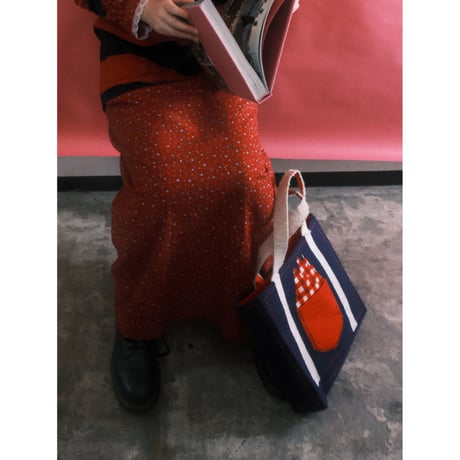 hand stitch tote bag