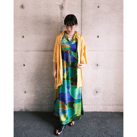〜70s Hawaiian dress / "LIBERTY HOUSE" fabric