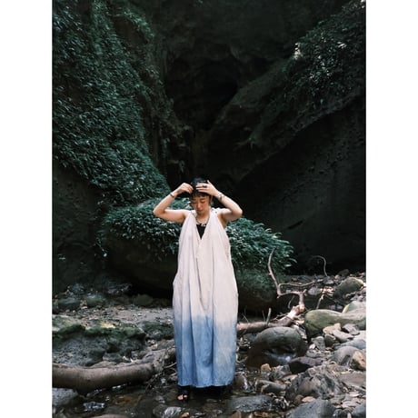 eski.  original dress / overdye "plain×blue"