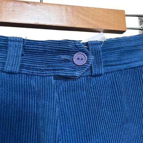 high-waist corduroy pants